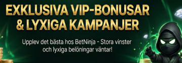 Bonusar från Bet ninja för svenska spelare